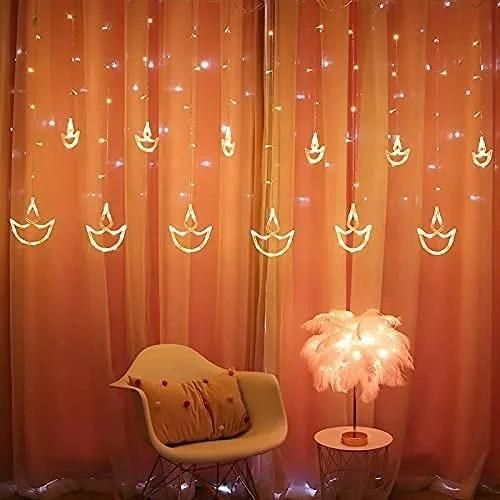 Mode Controller Curtain String Lights Led Lights for Home Decoration, Diwali Lights for Decoration for Home